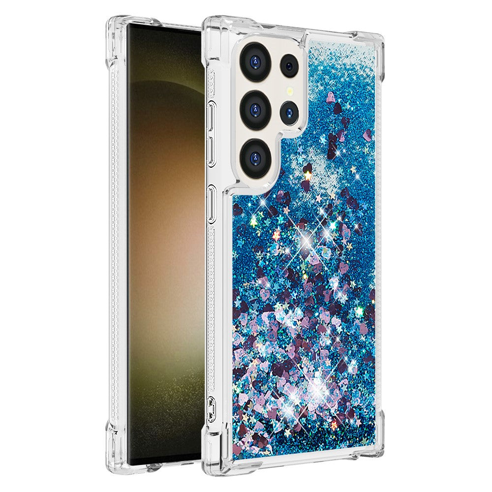 Samsung Galaxy S24 Ultra TPU-skal Glitter Quicksand Stötsäkert mobilbaksida