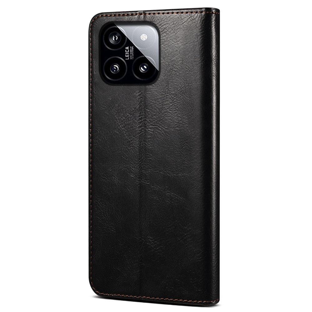 For Xiaomi 14 Case Anti-Scratch Phone Cover Stand Wallet PU Leather Phone Shell