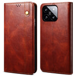 For Xiaomi 14 Case Anti-Scratch Phone Cover Stand Wallet PU Leather Phone Shell