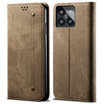 For Xiaomi 14 Case PU Leather Shell Flip Stand Wallet Cell Phone Cover