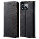 For Xiaomi 14 Case PU Leather Shell Flip Stand Wallet Cell Phone Cover