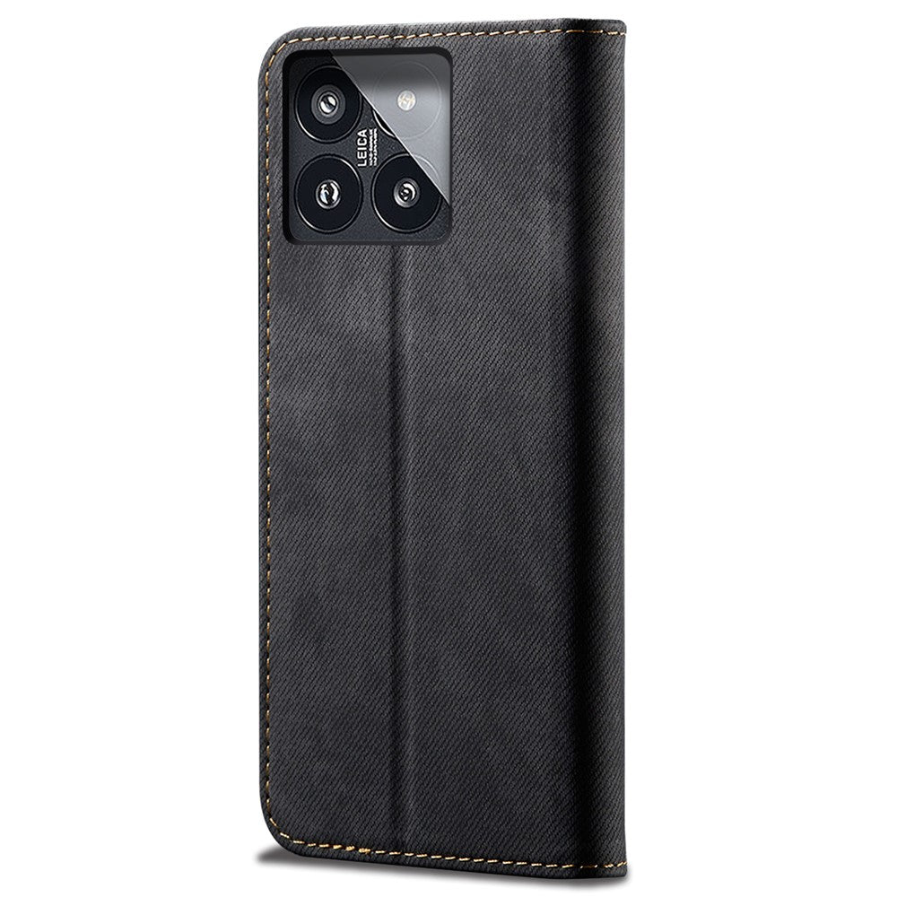 For Xiaomi 14 Pro PU Leather Shell Flip Phone Case Stand Wallet Cell Phone Cover