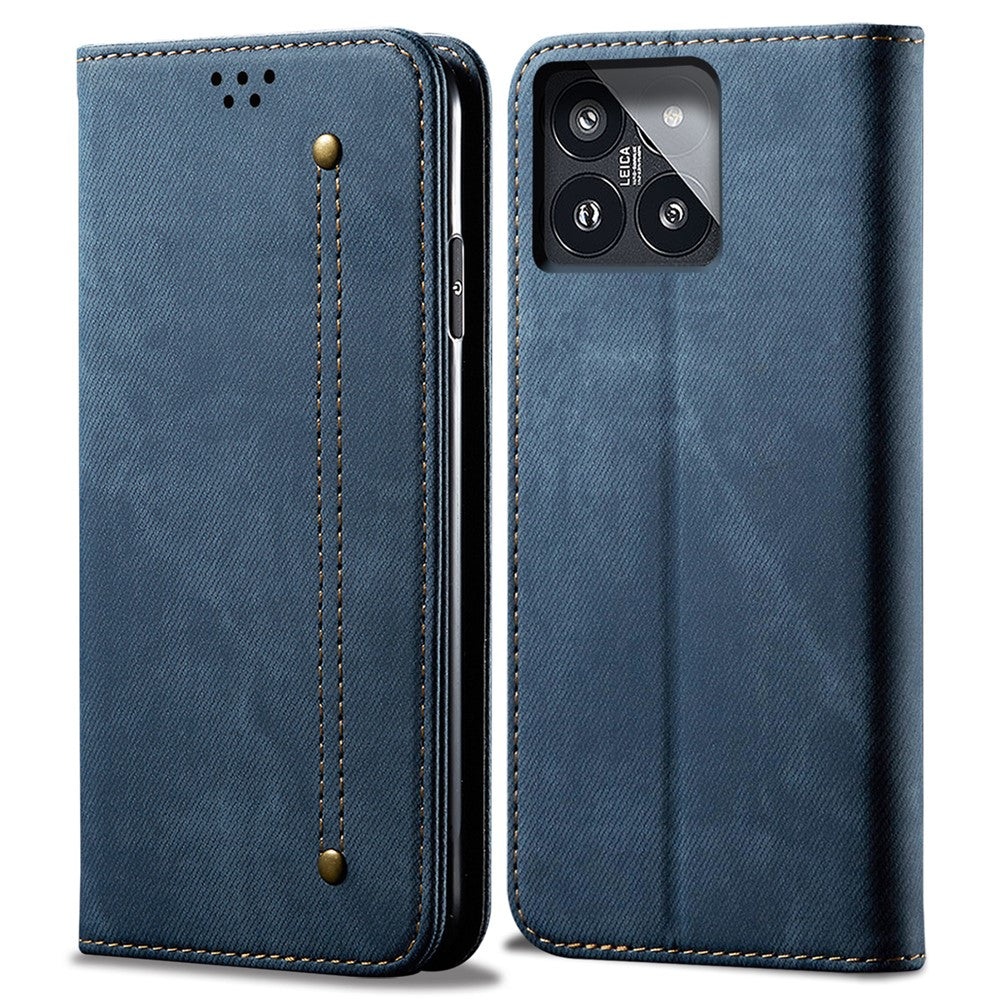 For Xiaomi 14 Pro PU Leather Shell Flip Phone Case Stand Wallet Cell Phone Cover