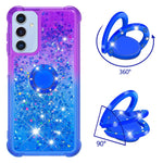 Til Samsung Galaxy A15 5G TPU Cover med Kickstand Gradiant Kvicksand Stødsikkert Cover