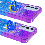Til Samsung Galaxy A15 5G TPU Cover med Kickstand Gradiant Kvicksand Stødsikkert Cover