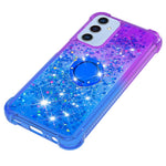 Til Samsung Galaxy A15 5G TPU Cover med Kickstand Gradiant Kvicksand Stødsikkert Cover
