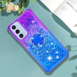Til Samsung Galaxy A15 5G TPU Cover med Kickstand Gradiant Kvicksand Stødsikkert Cover