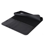 For Samsung Galaxy S23 FE Case Crazy Horse Texture Genuine Split Leather Phone Cover with Stand and Wallet