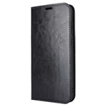 For Samsung Galaxy S23 FE Case Crazy Horse Texture Genuine Split Leather Phone Cover with Stand and Wallet