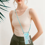 For Samsung Galaxy S24+ TPU Case Quicksand Design Phone Cover with Lanyard