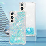 For Samsung Galaxy S24+ TPU Case Quicksand Design Phone Cover with Lanyard