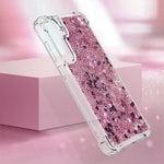 For Samsung Galaxy S24+ TPU Case Glitter Quicksand Shockproof Phone Back Cover