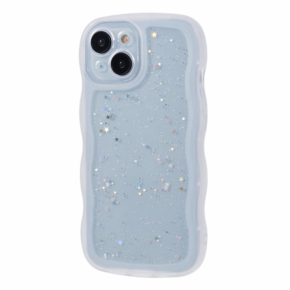 JTW Series til iPhone 15 Plus Cover Glitter Pailletter Epoxy TPU Telefonbagcover