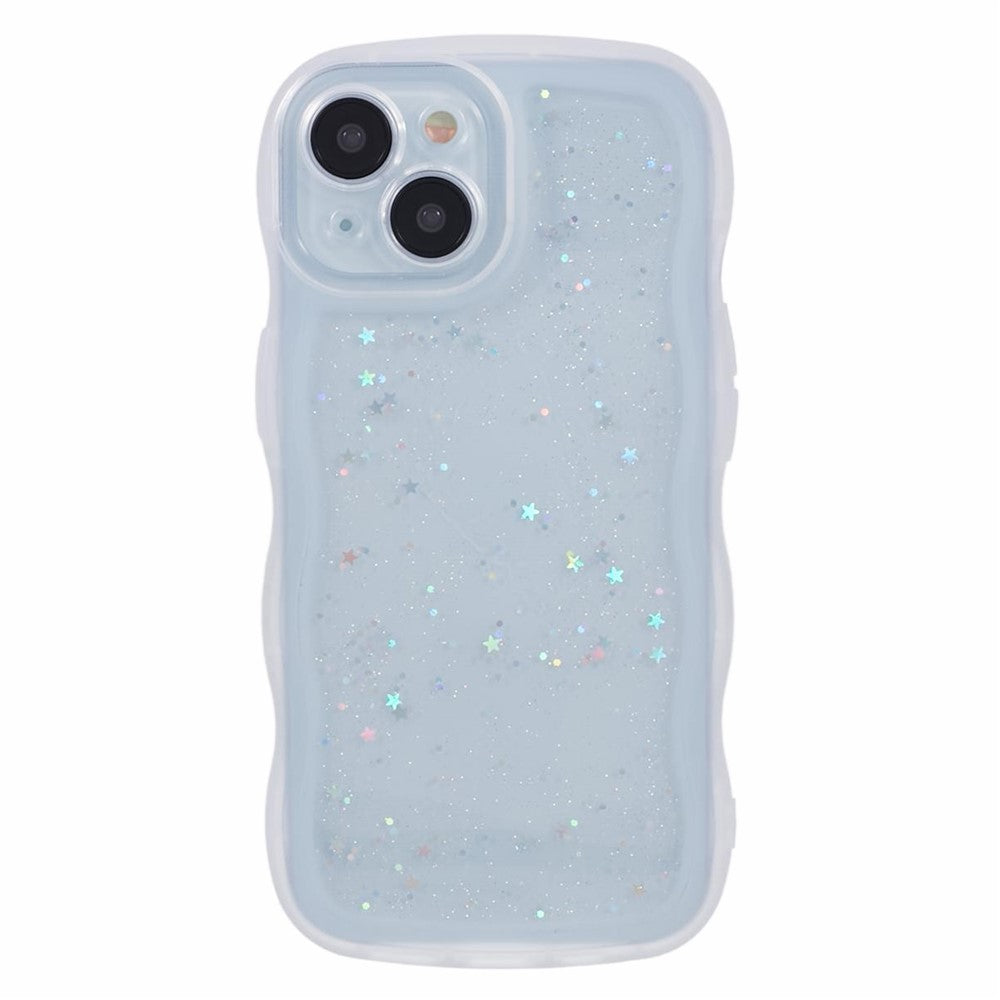JTW Series til iPhone 15 Plus Cover Glitter Pailletter Epoxy TPU Telefonbagcover