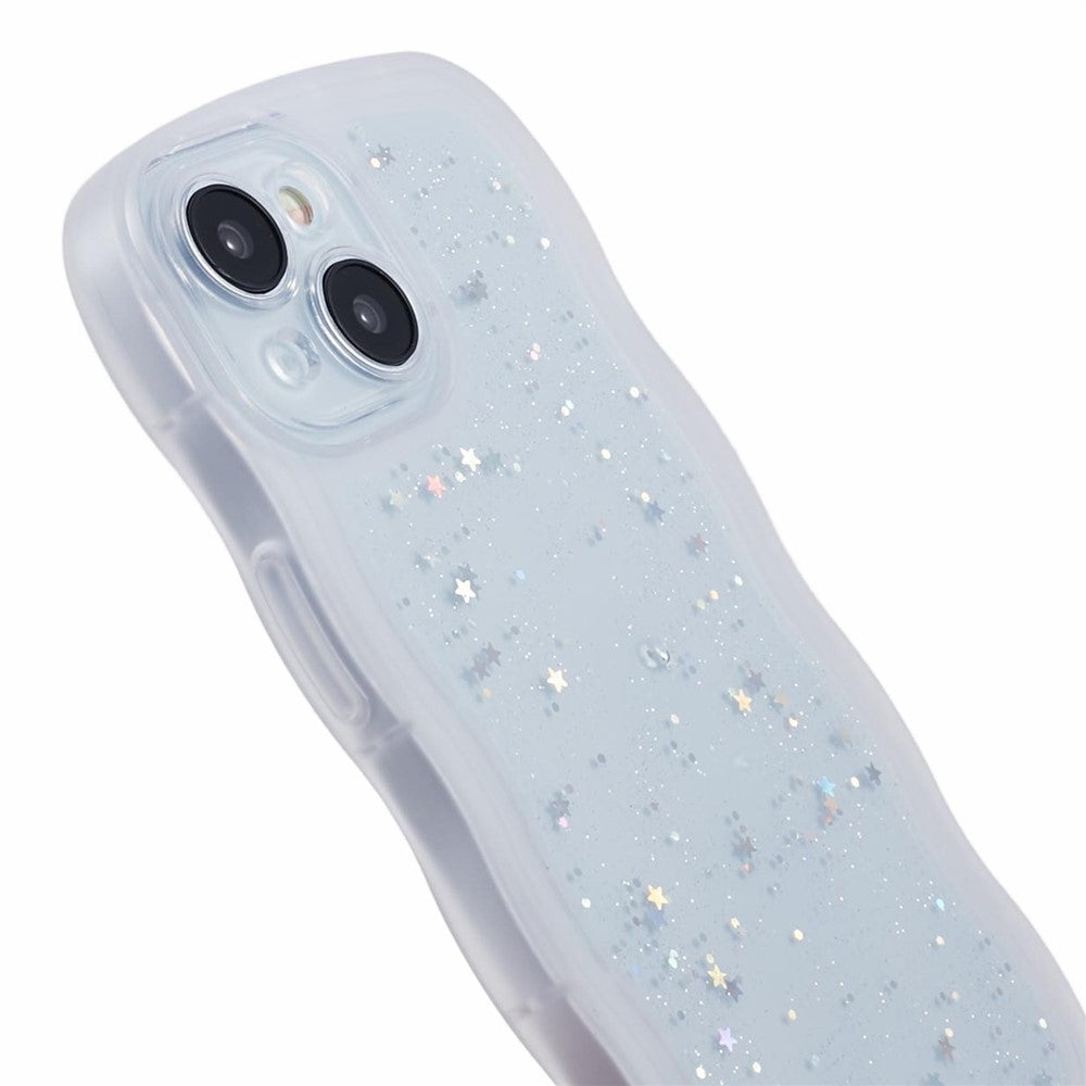 JTW Series til iPhone 15 Plus Cover Glitter Pailletter Epoxy TPU Telefonbagcover
