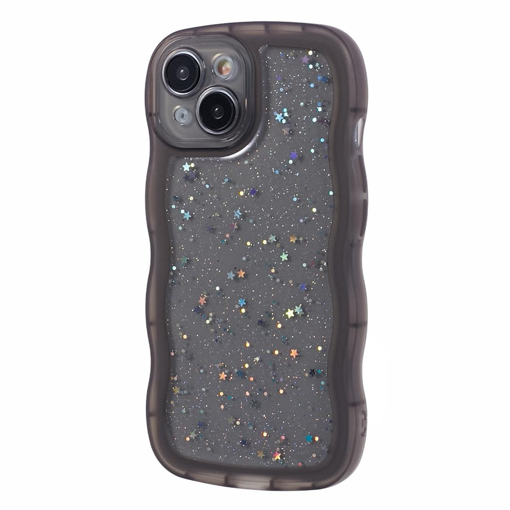 JTW Series til iPhone 15 Plus Cover Glitter Pailletter Epoxy TPU Telefonbagcover