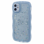 JTW Series for iPhone 11 TPU Case Glitter Stars Wavy Edge Protective Phone Cover