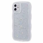 JTW Series for iPhone 11 TPU Case Glitter Stars Wavy Edge Protective Phone Cover