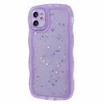JTW Series for iPhone 11 TPU Case Glitter Stars Wavy Edge Protective Phone Cover