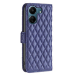 BINFEN COLOR BF Style-14 För Xiaomi Redmi 13C 4G / 13C 5G / 13R 5G / Poco M6 5G / Poco C65 4G Skal Stativ Läderfodral med Plånbok