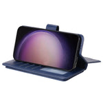 For Samsung Galaxy S24 Ultra Leather Case with 10 Card Holder Phone Cover Stand