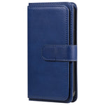 For Samsung Galaxy S24 Ultra Leather Case with 10 Card Holder Phone Cover Stand