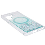 JTW Series Shockproof Case for Samsung Galaxy S22 Ultra 5G Magnetic Case Glitter Epoxy TPU+Acrylic Phone Cover