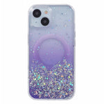 JTW Series for iPhone 15 Magnetic Case Gradient Glitter Sequins Epoxy Phone Cover