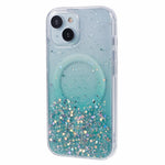 JTW Series for iPhone 15 Magnetic Case Gradient Glitter Sequins Epoxy Phone Cover