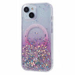 JTW Series for iPhone 15 Magnetic Case Gradient Glitter Sequins Epoxy Phone Cover