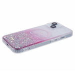 JTW Series til iPhone 13 Cover Gradient Glitter Akryl+TPU Magnetisk Telefoncover