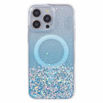 JTW Series For iPhone 12 / 12 Pro 6.1 inch Case Sparkle Epoxy TPU+Acrylic Phone Cover Compatible with MagSafe