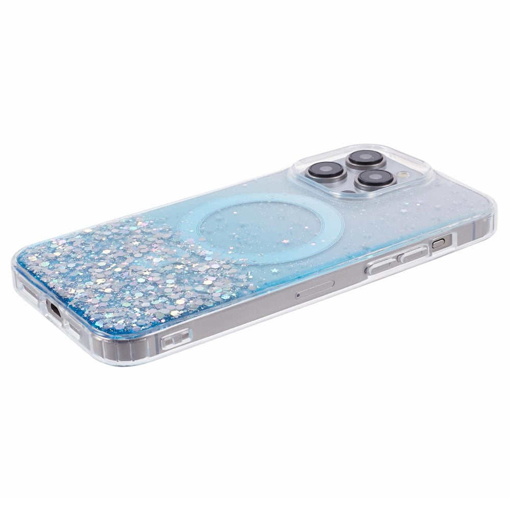 JTW Series For iPhone 12 / 12 Pro 6.1 inch Case Sparkle Epoxy TPU+Acrylic Phone Cover Compatible with MagSafe