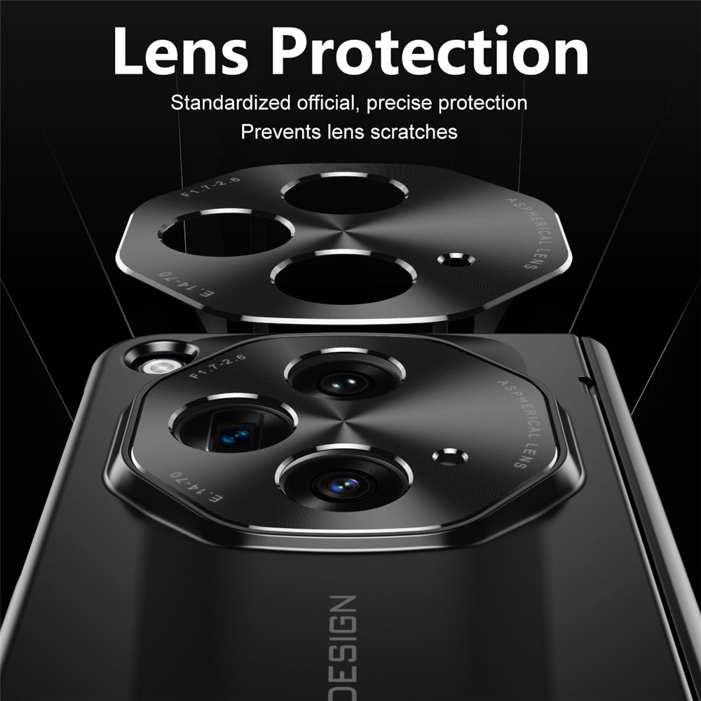 For OnePlus Open Phone Case Tempered Glass Film Hinge Protection Hard PC Cover
