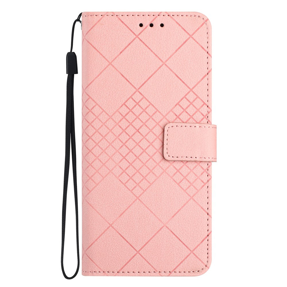 HT06 For Honor X9a 5G / X40 5G / Magic5 Lite 5G Case Rhombus Imprinted PU Leather Phone Cover