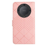 HT06 For Honor X9a 5G / X40 5G / Magic5 Lite 5G Case Rhombus Imprinted PU Leather Phone Cover