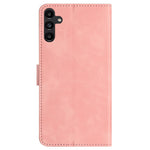 Til Samsung Galaxy A15 5G Cover Præget Sommerfugl Pung PU Læder Telefon Stand Cover
