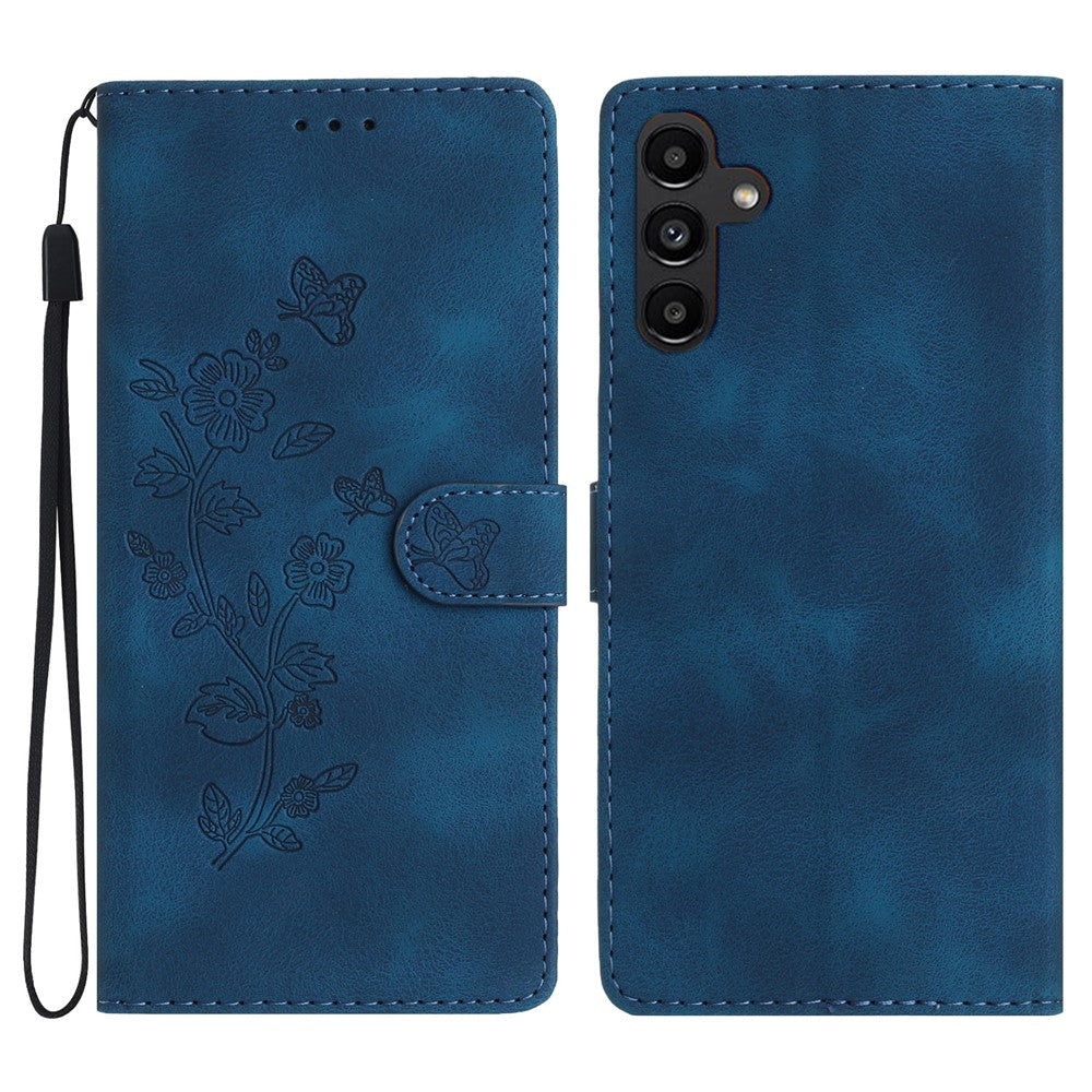 For Samsung Galaxy A05s 4G Case Magnetic PU Leather Imprinted Wallet Phone Protector