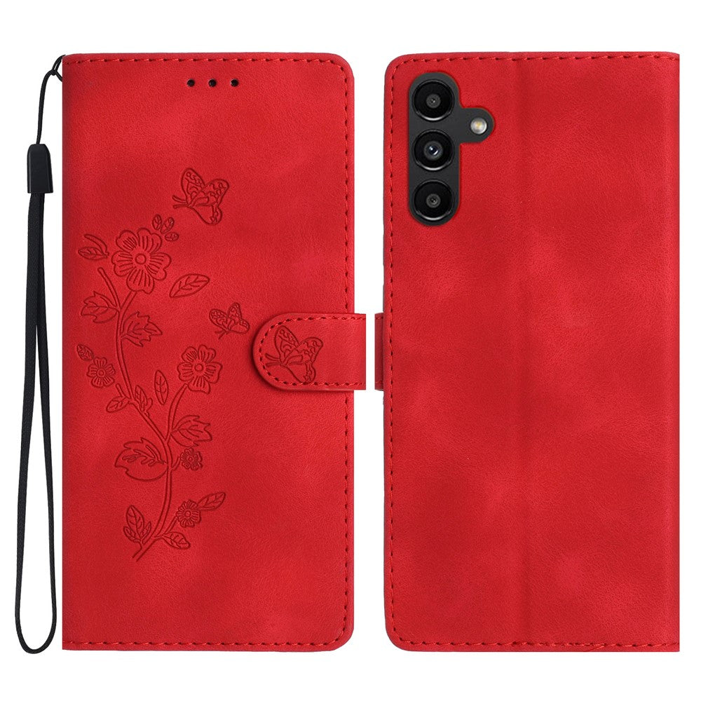 For Samsung Galaxy A05s 4G Case Magnetic PU Leather Imprinted Wallet Phone Protector