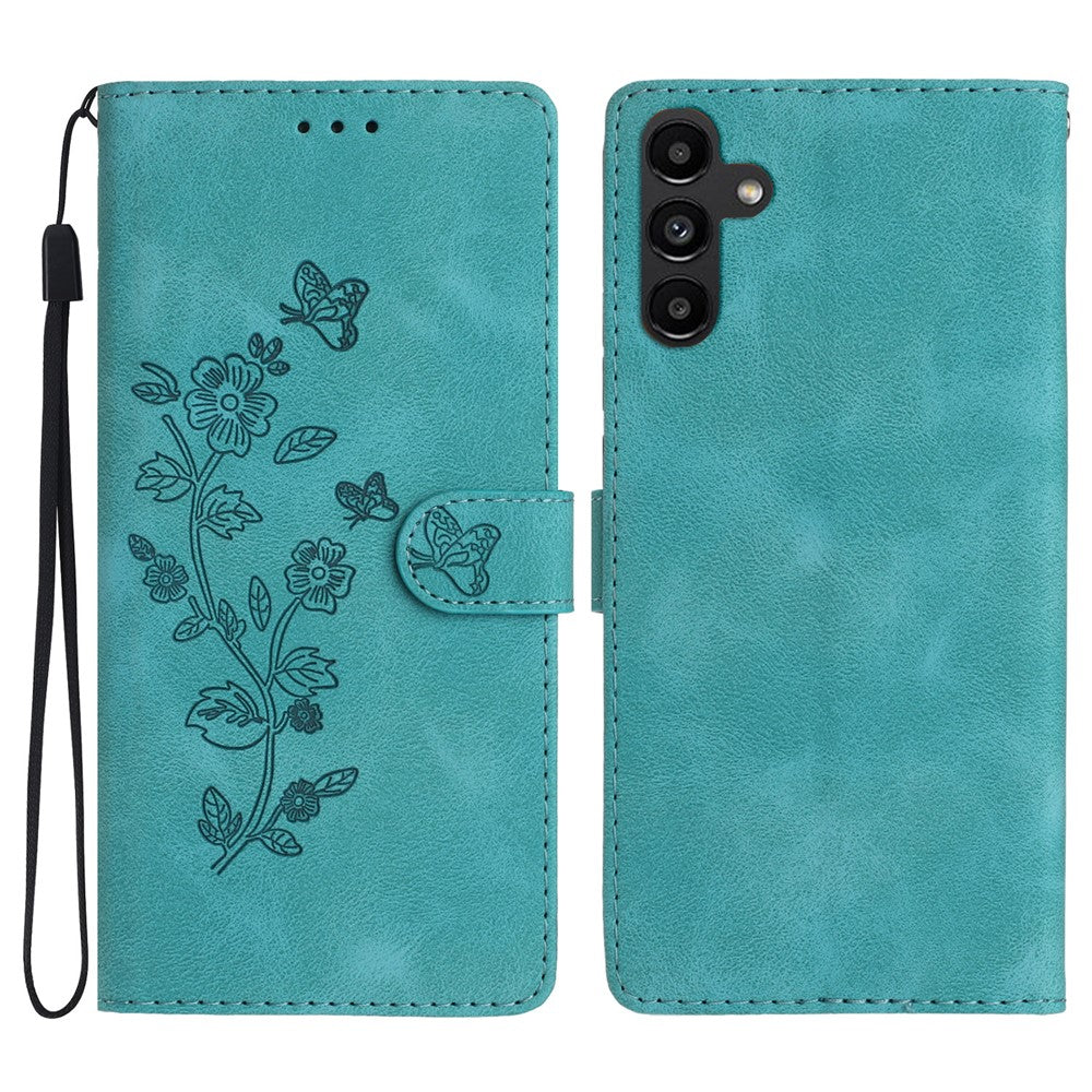 For Samsung Galaxy A05s 4G Case Magnetic PU Leather Imprinted Wallet Phone Protector