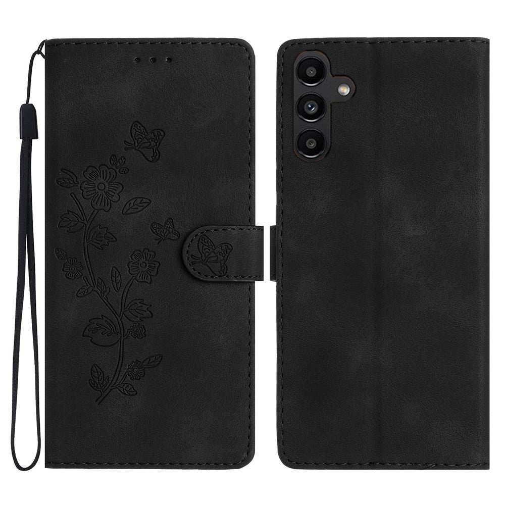 For Samsung Galaxy A05s 4G Case Magnetic PU Leather Imprinted Wallet Phone Protector