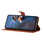 Til Samsung Galaxy A15 5G Cover Slim-Fit Læderpræget Blomster Telefoncover med Stativ og Pung