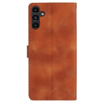 Til Samsung Galaxy A15 5G Cover Slim-Fit Læderpræget Blomster Telefoncover med Stativ og Pung