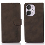 KHAZNEH PU-læderpung-etui med stativ og flipdesign til Xiaomi Redmi 13C 4G / 13C 5G / Poco C65 4G / Poco M6 5G / 13R 5G
