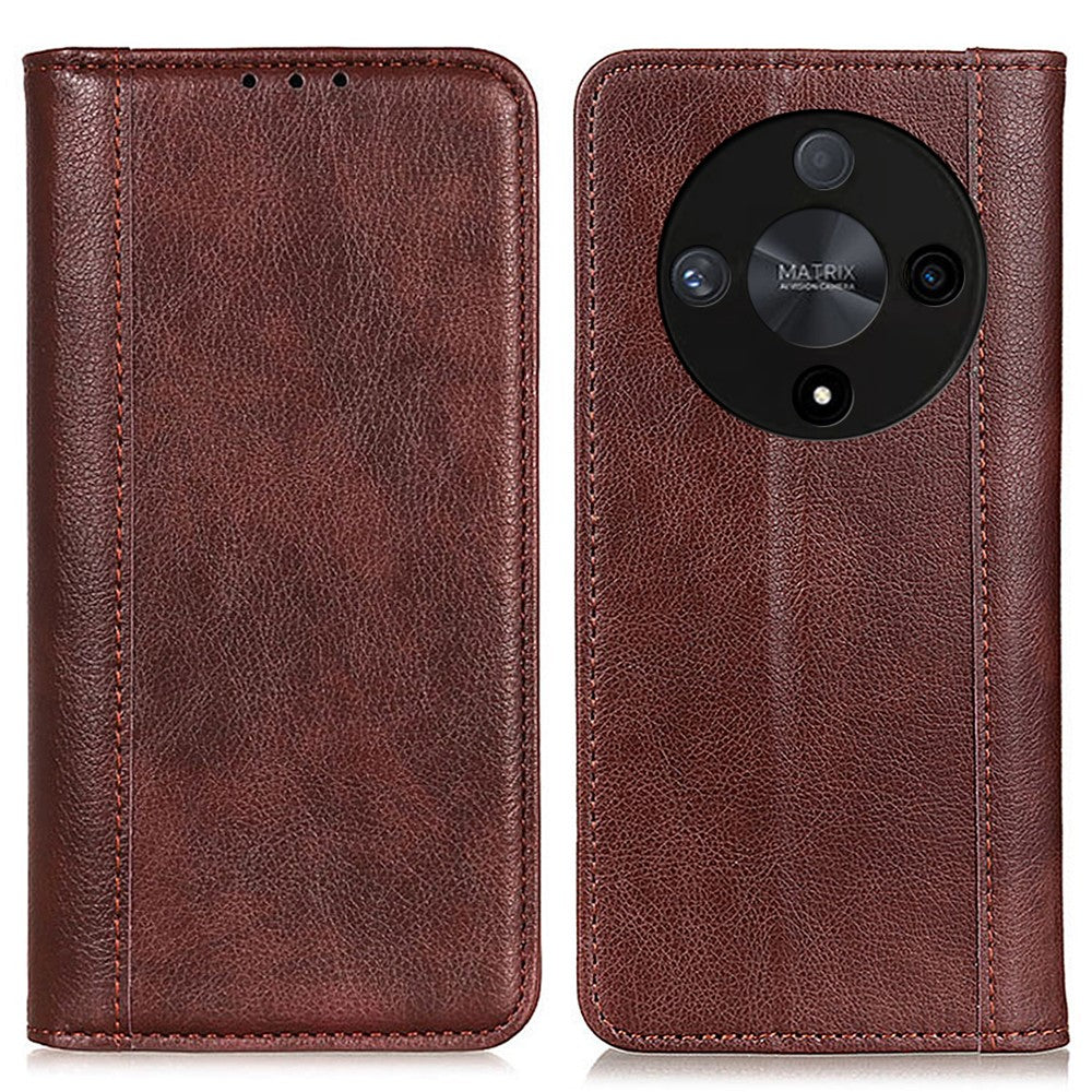 For Honor X9b 5G / Magic6 Lite 5G / X50 5G Case Litchi Texture Split Leather Shockproof Phone Cover