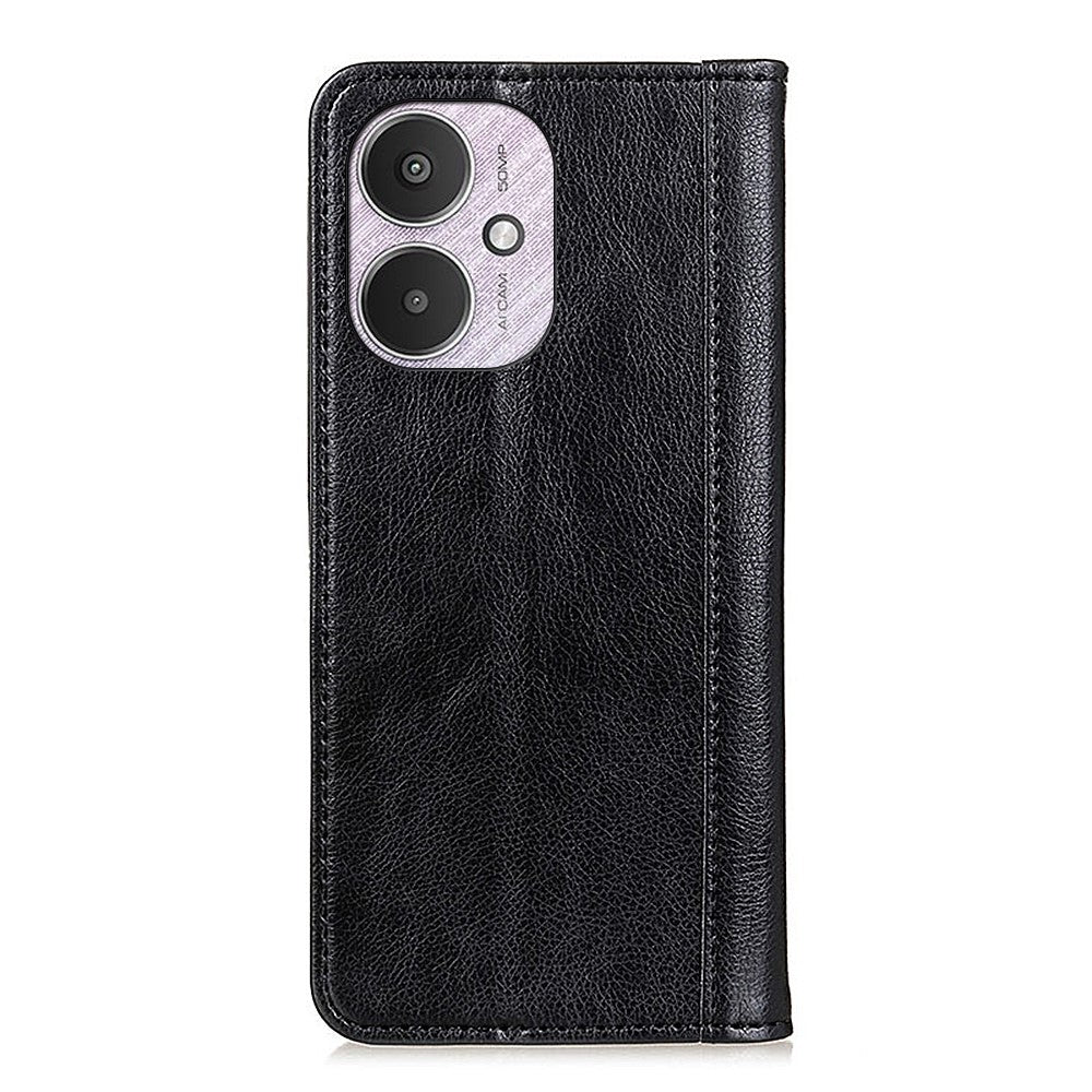 For Xiaomi Redmi 13C 4G / 13C 5G / Poco C65 4G / Poco M6 5G / 13R 5G Case Split Leather Wallet Stand Protective Phone Cover