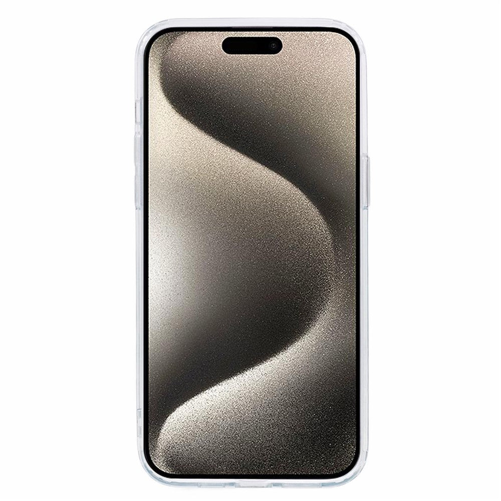 JTW Series For iPhone 15 Pro Shockproof Case Sparkle Epoxy TPU+Acrylic Phone Shell Compatible with MagSafe