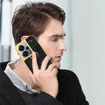 For Xiaomi Redmi Note 13 Pro+ 5G Case Leather+TPU Crocodile Texture Ring Kickstand Phone Back Shell