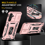 Armor Series For Samsung Galaxy A05s 4G Case Slide Lens Shield PC+TPU Anti-fall Phone Cover