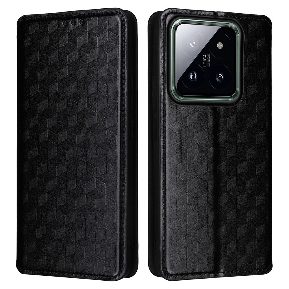For Xiaomi 14 Pro Cell Phone Case Magnetic Closing Leather Wallet Phone Cover